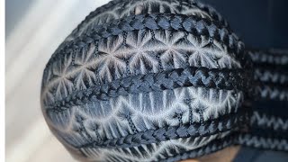 6 stitch braids with design 🔥💕