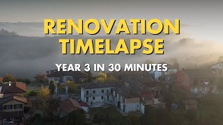 2024 Timelapse - Everything we Achieved DIY Renovating Our Abandoned Italian Farmhouse in Year 3