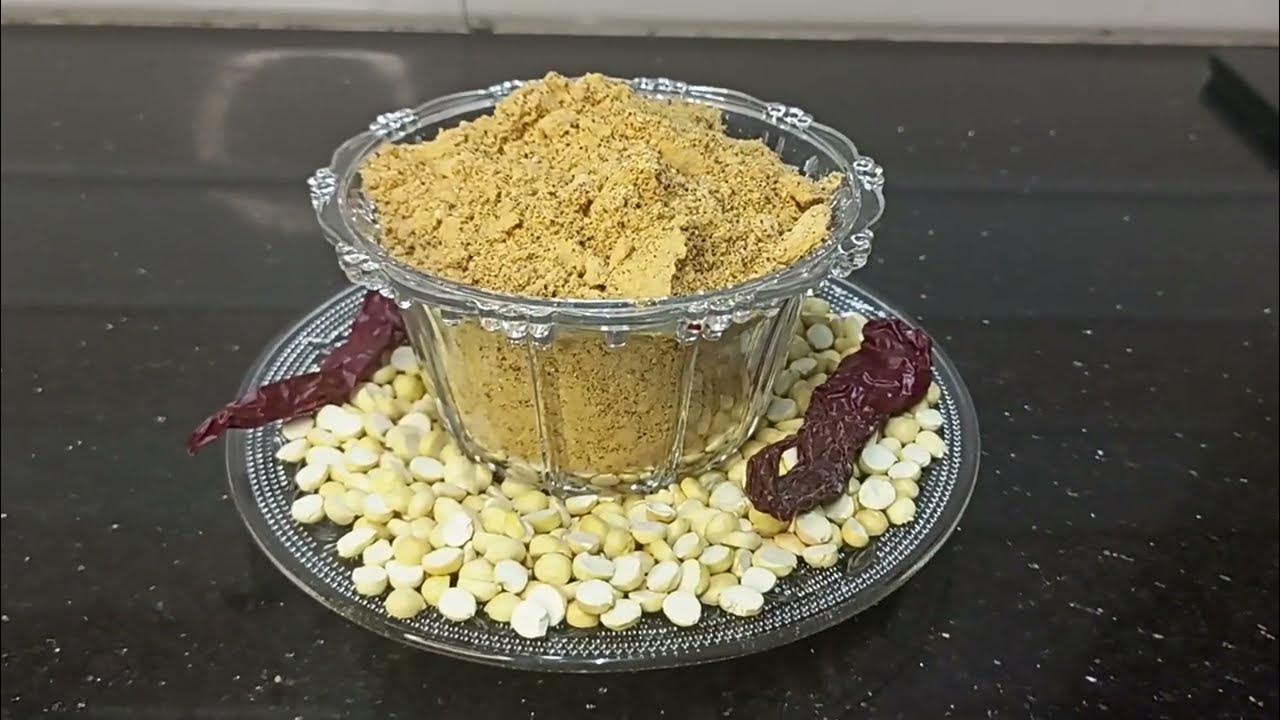 Hurigadale Chutney Pudi Recipe/Fried gram dal chutney powder recipe