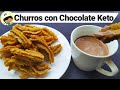 Chocolate con Churros Keto| chocolate a la taza Keto| churros Keto|cetogenicos