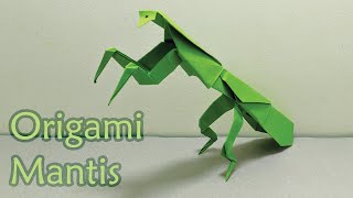 How to make a paper Mantis / Origami Mantis