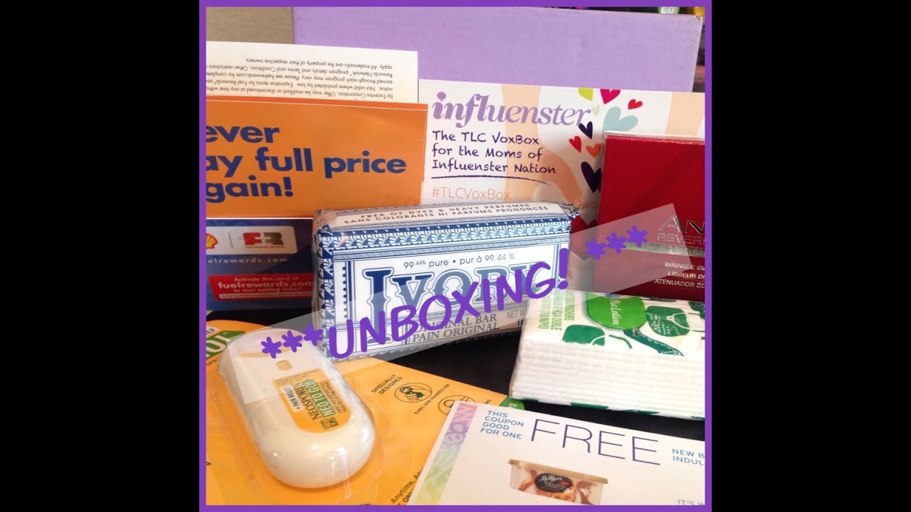 UNBOXING- Influenster TLCVoxBox