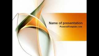 Lines PowerPoint Template by PoweredTemplate.com