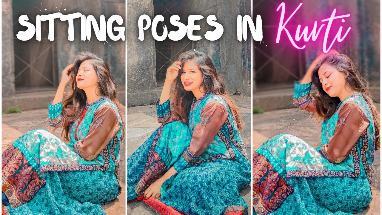 50+Trendy Neck Designs to Try with Plain Kurtis • Keep Me Stylish | Saree  poses, Girl poses, Photography poses women