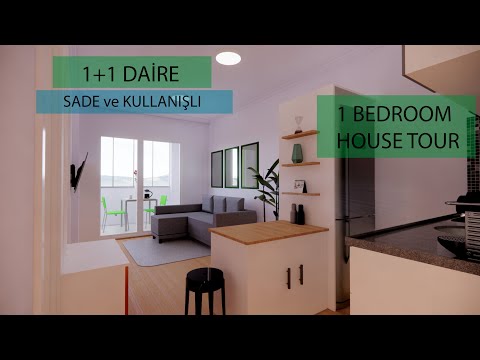 Video: Tek odalı bir dairenin tasarımı 40 metrekare. modern bir tarzda m