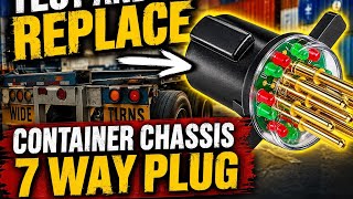 Test and replace trailer 7 way plug