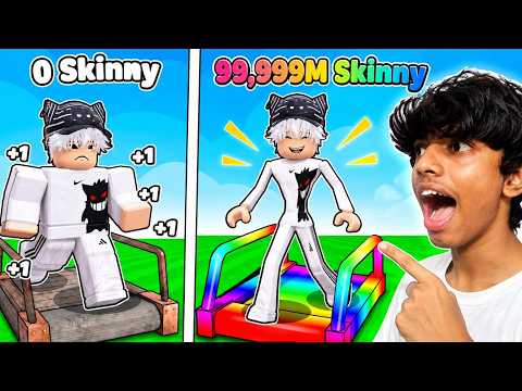+1 SKINNY PER STEP ROBLOX 😱