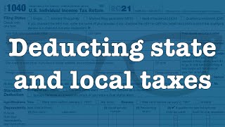 All about SALT  Deducting State and Local Taxes on a Schedule A