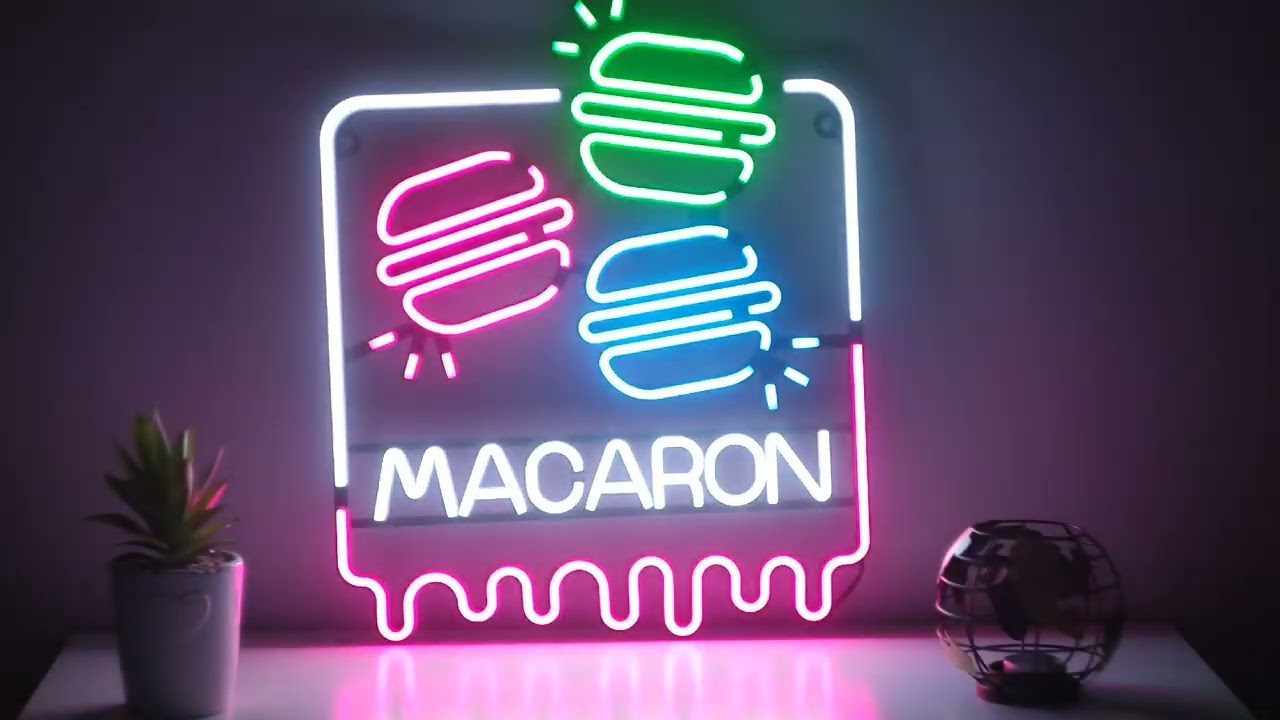 Macarone LED Neon Sign CUSTOM
