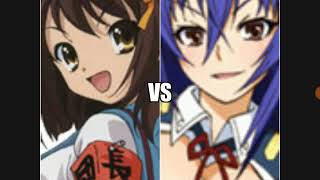 PMU: Haruhi Suzumiya vs Medaka Kurokami