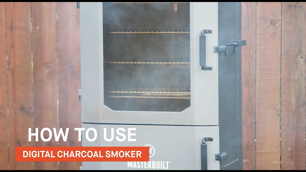 Masterbuilt 40 in. Digital Charcoal Smoker in Gray MB20060321