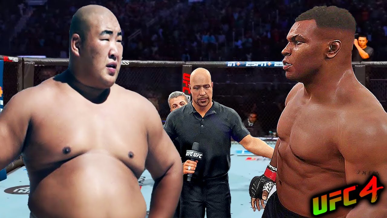 Mike Tyson vs. Big Athlete Japanese (EA sports UFC 4)