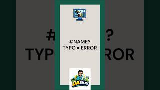 #NAME? Error in Excel Explained #excel #exceltips #exceltricks #dataanlysis #exceltricks #sheet
