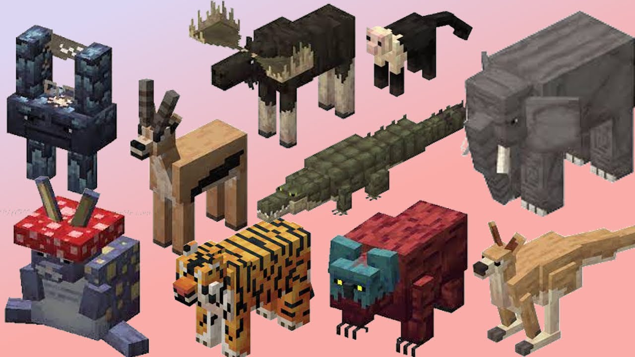 Alex s mob mod addon minecraft bedrock 1 19 youtube