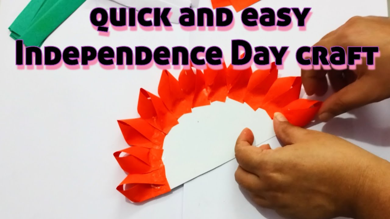 quick and easy Independence Day craft, Independence Day craft ideas ...