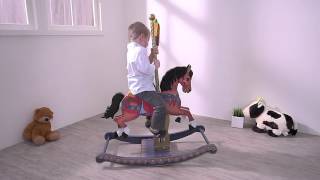 Have your little one hop onto this unique rocking horse with its distinct carousel design they will be galloping away to pastures new. 