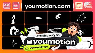 2D Smoke Elements & Titles — Free AI-Ready Animated FX Pack (Ae, Pr, Dr, FCPX)
