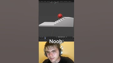 Noob vs Expert Artist Rigid Body #blendertutorial #blender3d #blendermeme