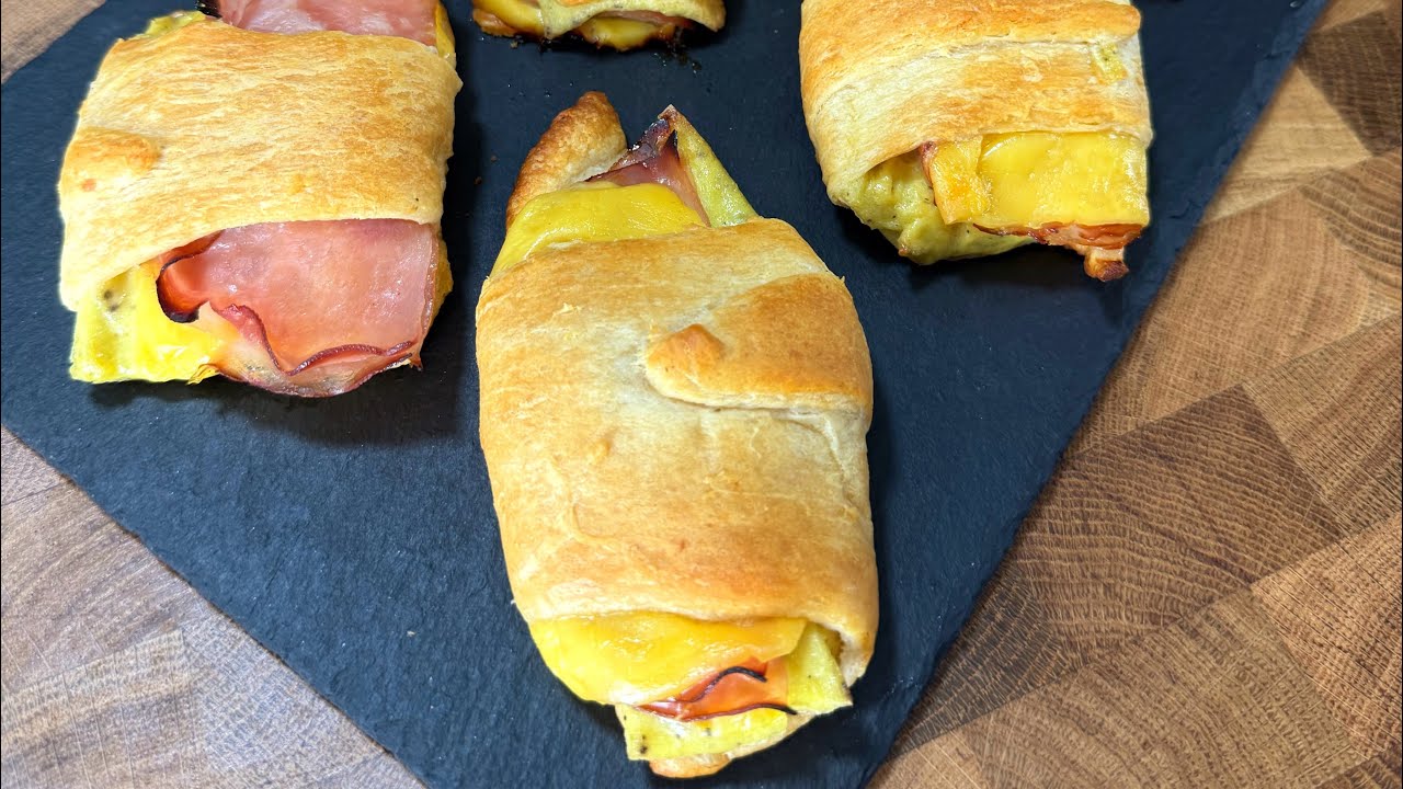 Delicious Ham and Cheese Breakfast Croissant!