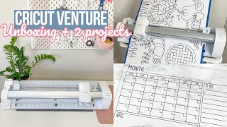 EVERYTHING YOU NEED TO KNOW ABOUT THE NEW CRICUT VENTURE | UNBOX WITH ME + 2 PROJECTS & MY THOUGHTS