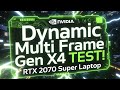 I Tried Dynamic X4 Multi Frame Gen On RTX 2070Super Laptop #fps #rtx2070super