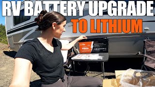 Upgrading our RV BATTERY from LEAD ACID to LITHIUM with a LiTime Battery #lithium #battery