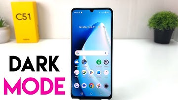 How To Enable DARK MODE Realme C51