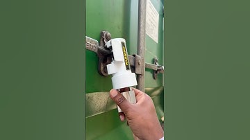 Seal Lock installed on container door.