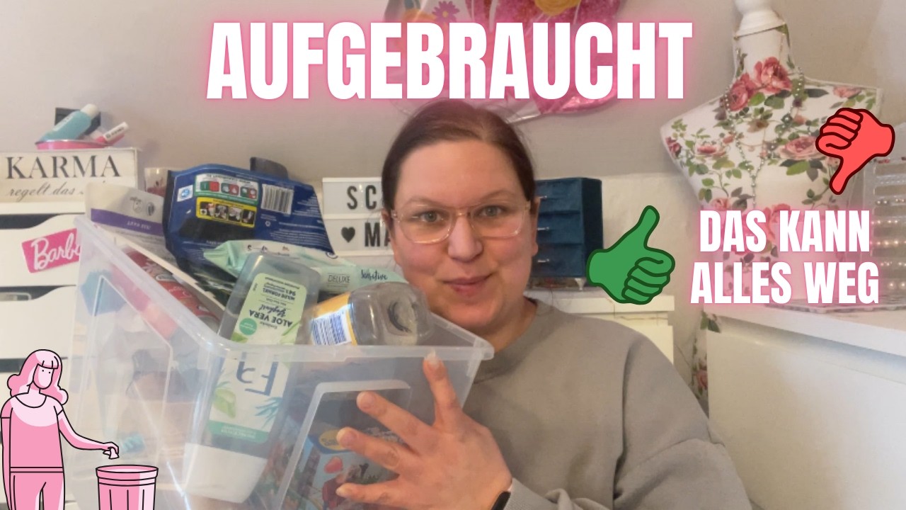 AUFGEBRAUCHT | DAS habe ich im Februar aufgebraucht | Haushalt Pflege Kleinkind | Schumsmaus