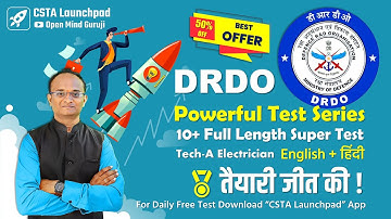 DRDO Technician-A Full Length Test Series | Free Daily Test | Exam Preparation Strategy
