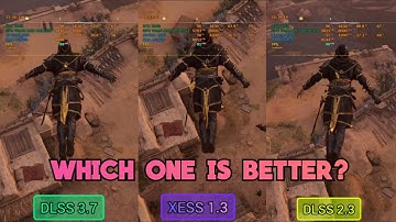 Ac mirage DLSS 3.7 VS XESS 1.3 VS DLSS 2.3