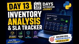 120 Days to Become an AI Automation Engineer | Day 13 – Inventory Analysis & SLA Tracker