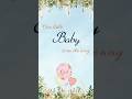 A Grand Welcome for the Little One! ✨ | Aesthetic Baby Shower Invites 👶🏻#shorts #trending #viral