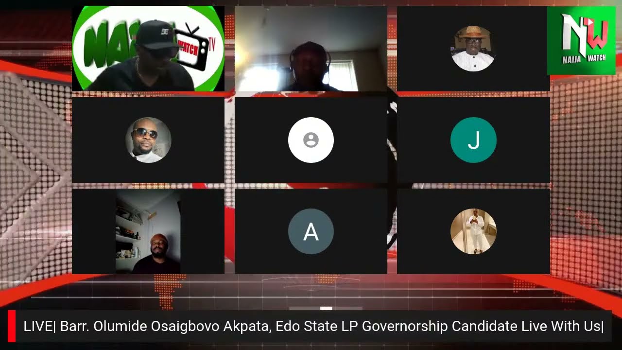 28 4 24 LIVE Barr Olumide Osaigbovo Akpata Edo State LP Governorship Candidate Live With Us