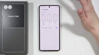 Samsung Galaxy Z Flip 8: How to Hide Notifications in Status Bar (Notifications on Top)