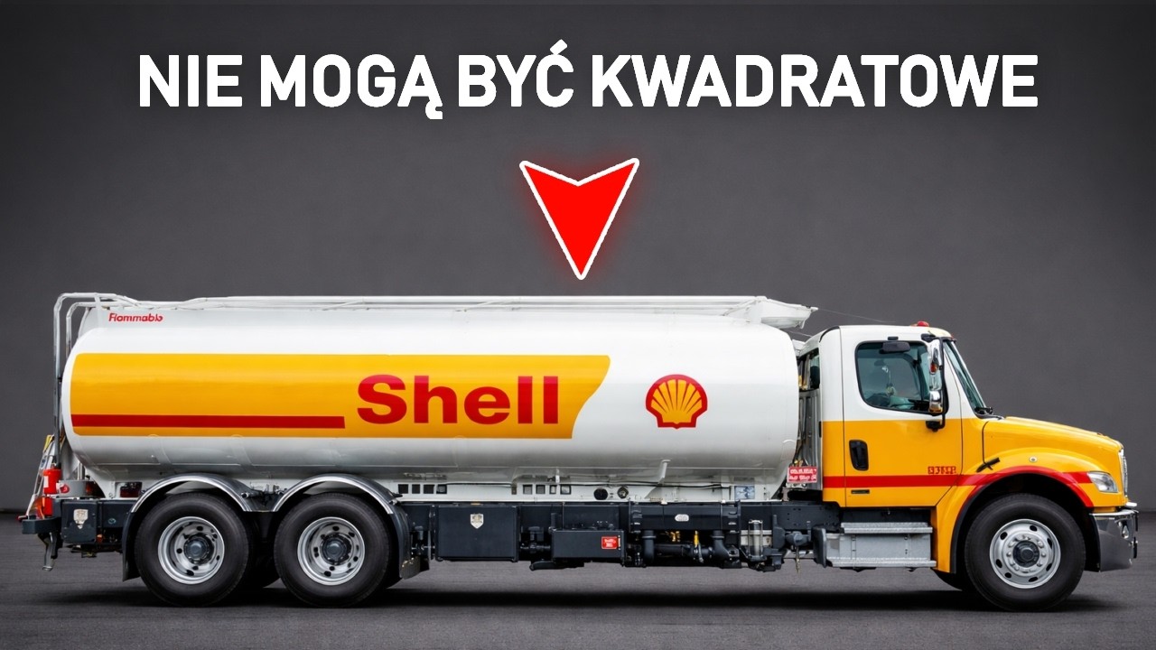 Dlaczego ciężarówki przewożące płyny są zawsze okrągłe?