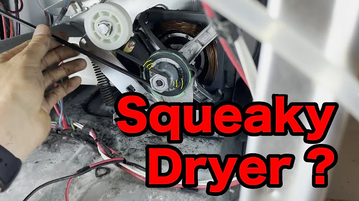 How to Fix Dryer Noisy Squeaky Worn Idler Pulley Wheel Belt | Whirlpool Maytag Admiral Kenmore