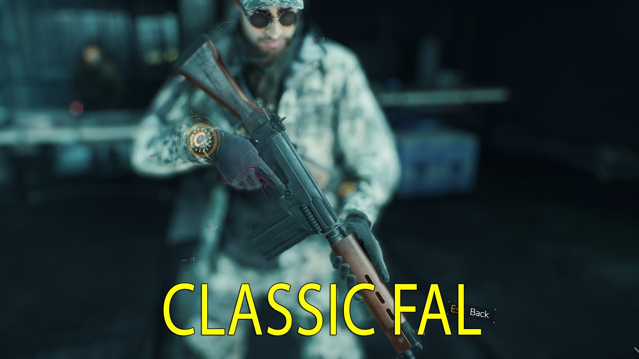 The Division Weapons Classic Fal Showcase Youtube