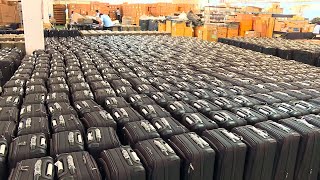 車縫工序最繁複的Tumi行李箱代工廠 Tumi Luggage OEM production line.