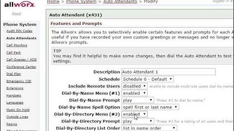 How To Program The Auto Attendant