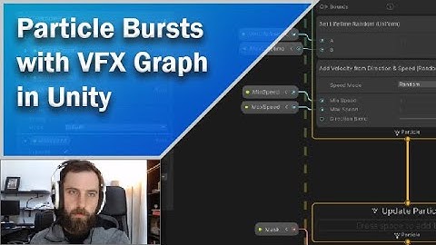 Particle Bursts with VFX Graph in Unity