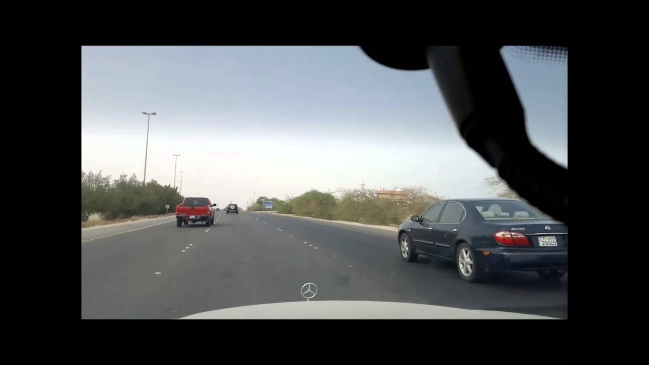 جزء من خط السعودية إلى الكويت part of Saudi to kuwait road