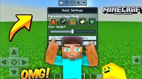 F5 Button Addon For Minecraft PE 1.21.23 | F5 Button One click Perspective view change