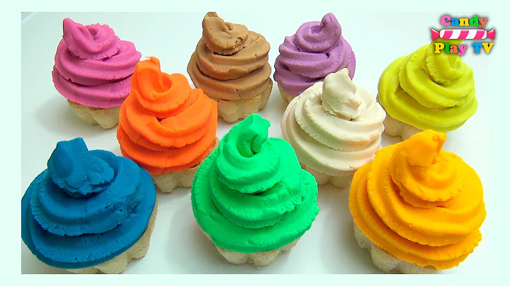 Play-Doh Ice Cream Learn Colors With Play Doh Cake  Toys Minions Hello Kitty My Little Pony Cars