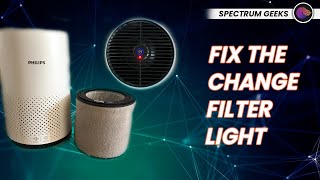 How To Clear The Replace Filter Light // Philips AC0820/30 // Air Purifier