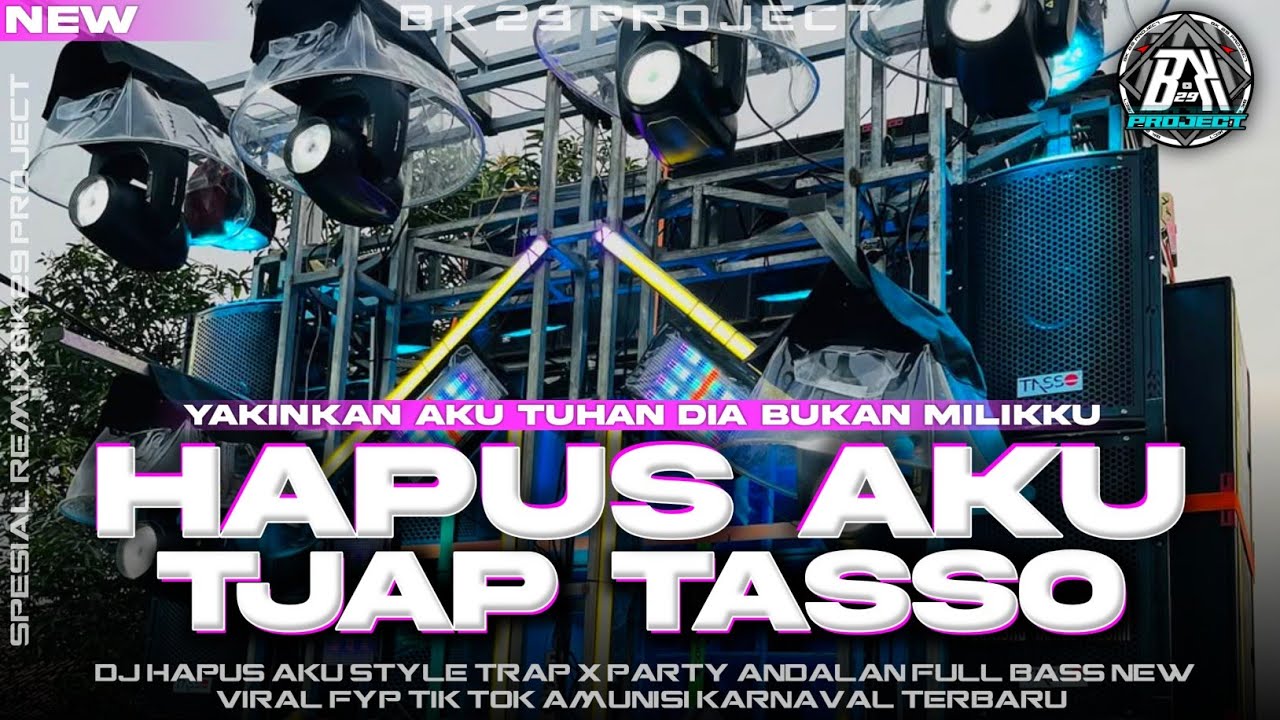 DJ HAPUS AKU | STYLE TJAP TASSO X PARTY FULL BASS HOREG | NEW VIRALL FYP TIK TOK | BK 29 PROJECT