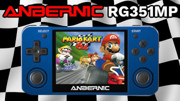 Anbernic RG351MP Handheld Console | Mario Kart 64 (N64) Demo | RetroPie Guy