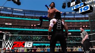WWE 2K18 Top 10 Finishers That Need New Animations! (Part 2)
