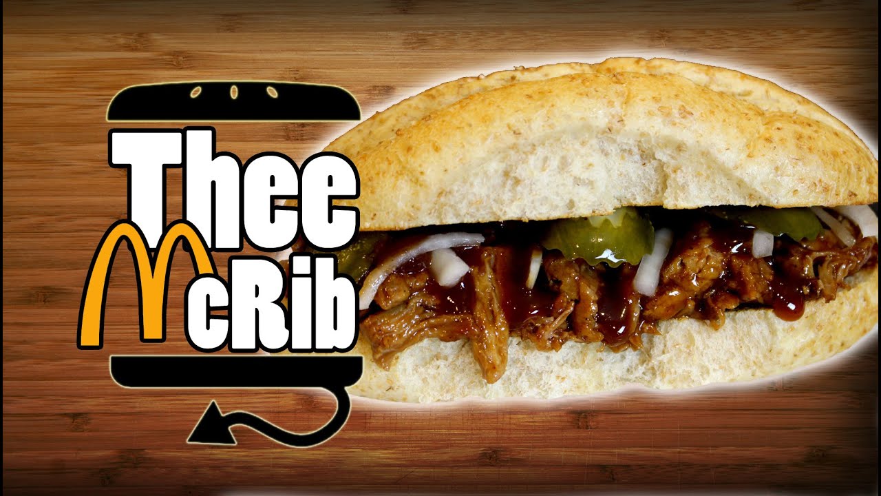 The McRib Made At Home Recipe - HellthyJunkFood