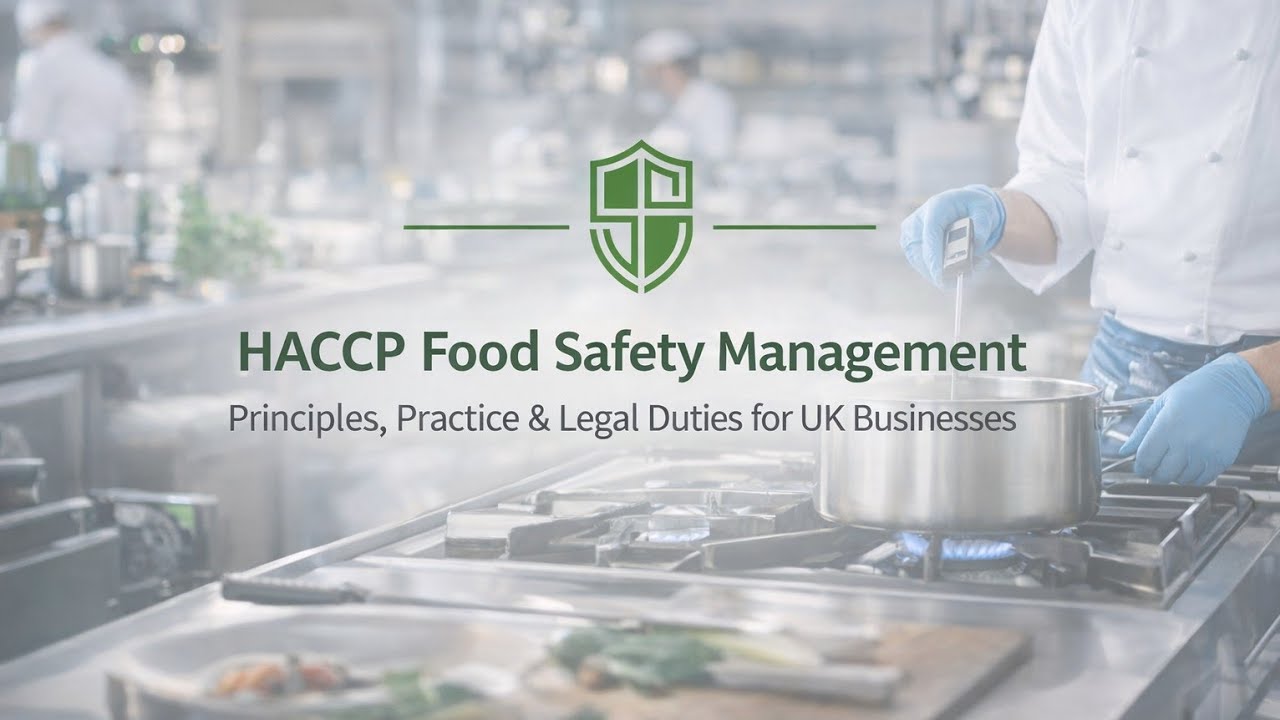HACCP food safety training for UK food businesses explained 